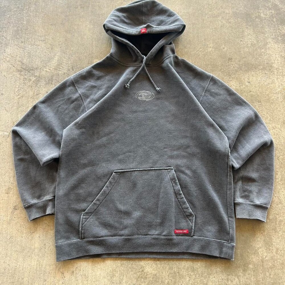 Quiksilver Men's Grey Hoodie